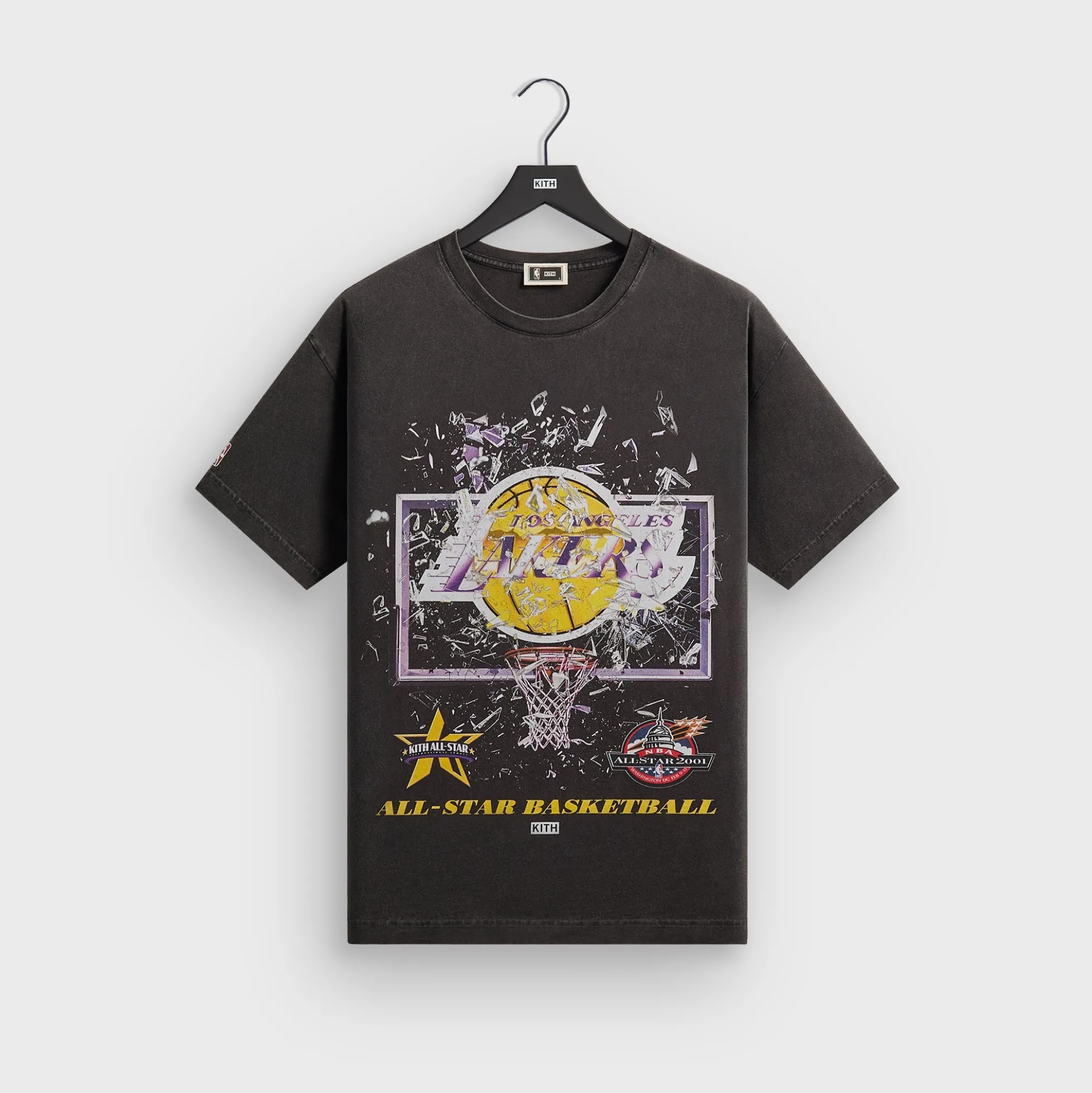 Kith for NBA All-Star Los Angeles Lakers Shattered Backboard Vintage Tee