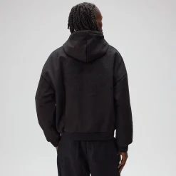 Kith for the New York Knicks Tonal Microsuede Cropped Braxton Hoodie