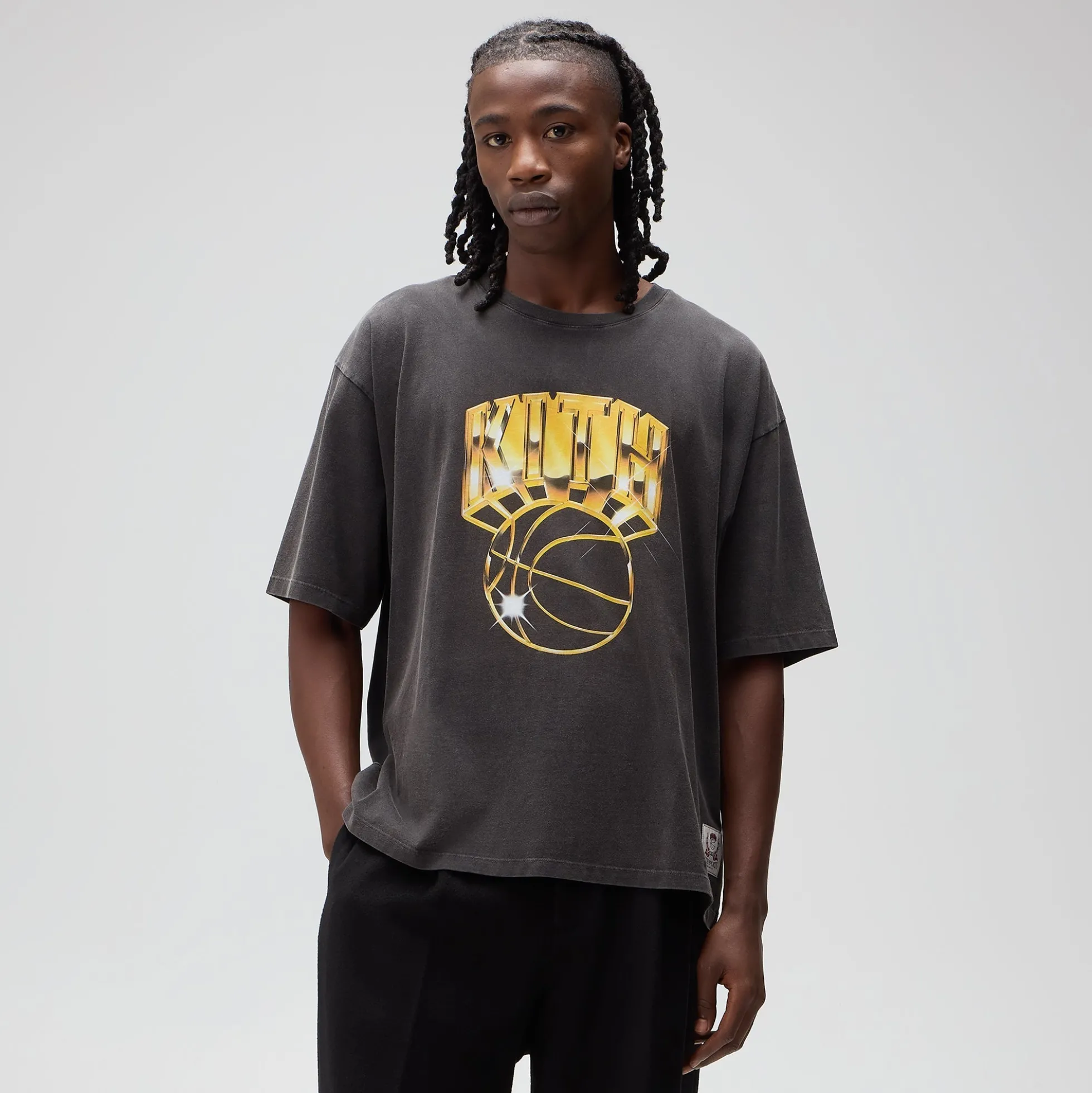 Kith for the New York Knicks Gold Vintage Jones Tee