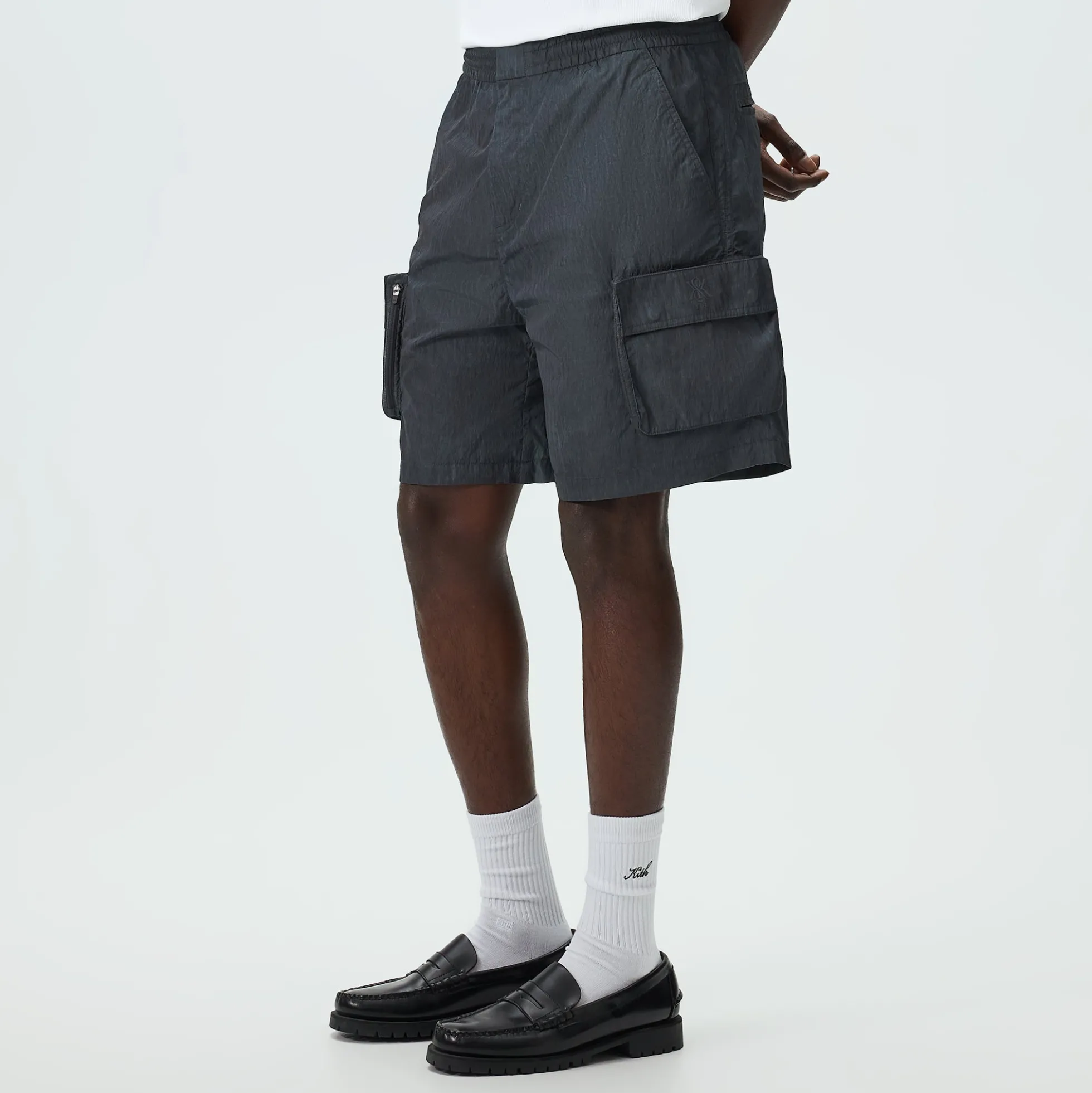 Kith Garment Dye Wrinkle Nylon Evan Cargo Short