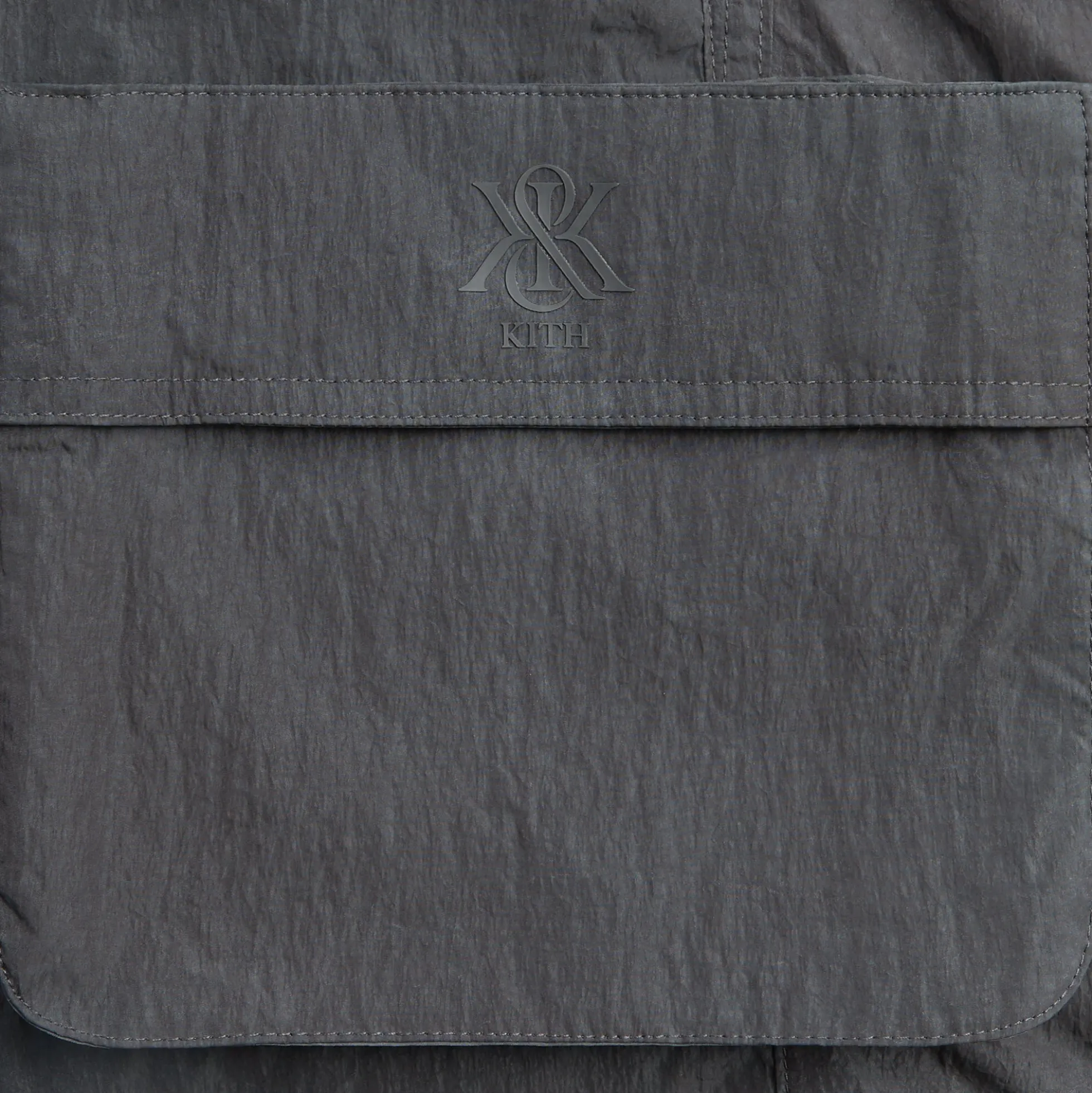 Kith Garment Dye Wrinkle Nylon Evan Cargo Short