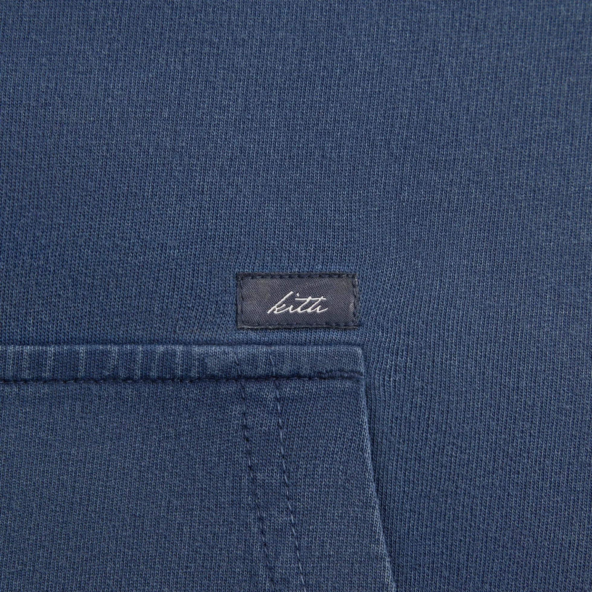 Kith Indigo Micro Fleece Williams III Hoodie