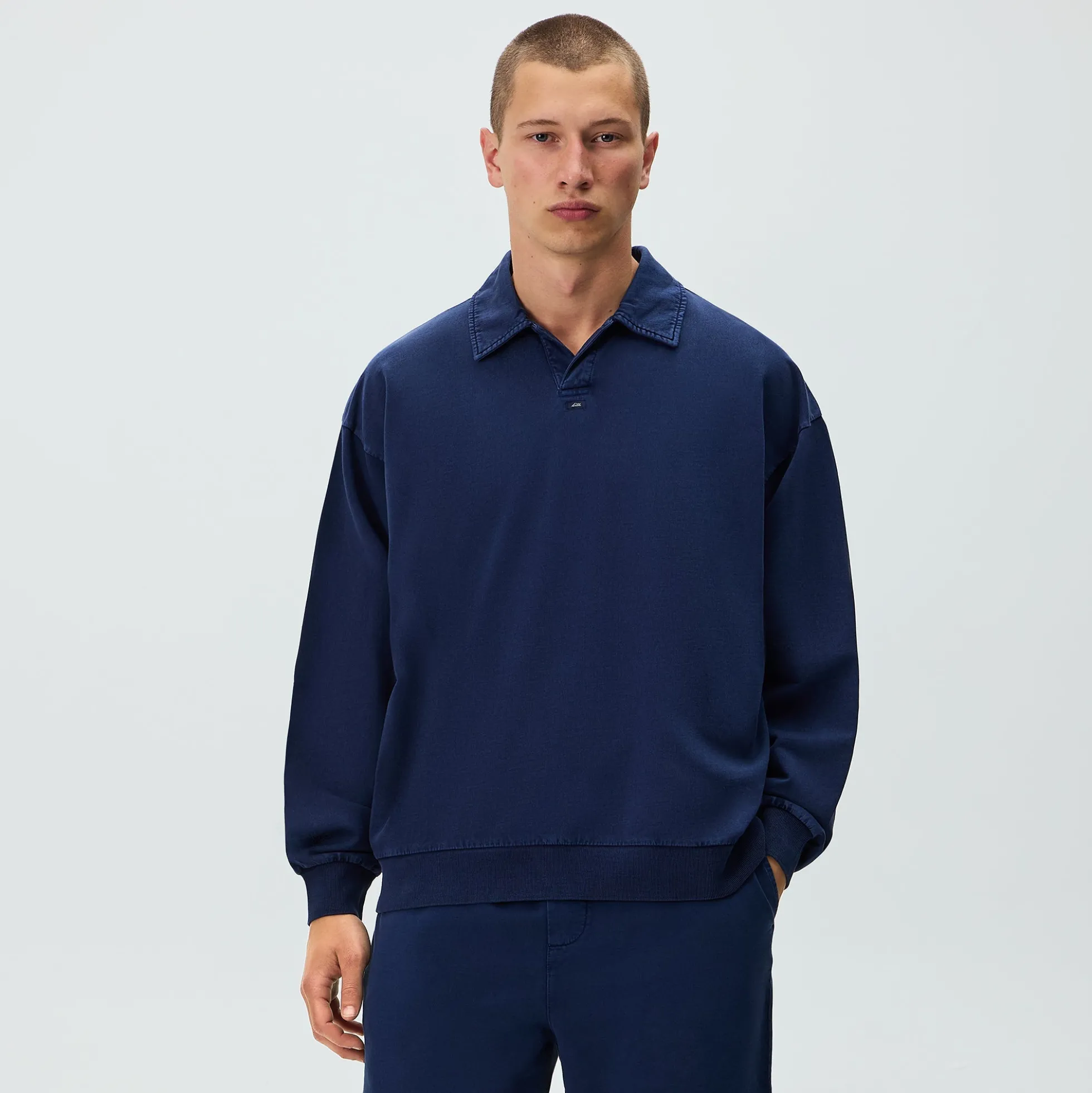 Kith Indigo Micro Fleece Nelson Pullover