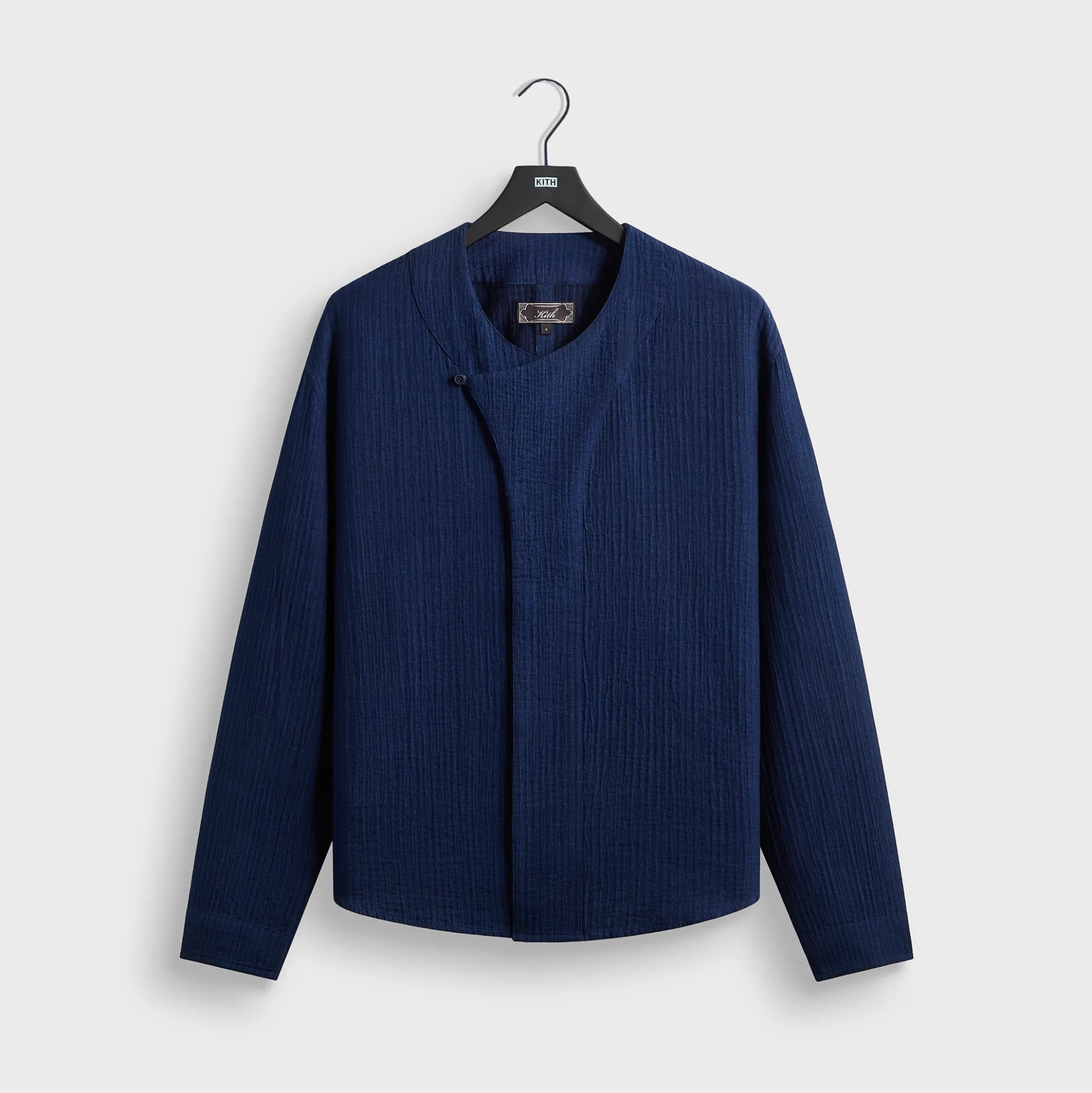 Kith Indigo Seersucker Townsend Shirt