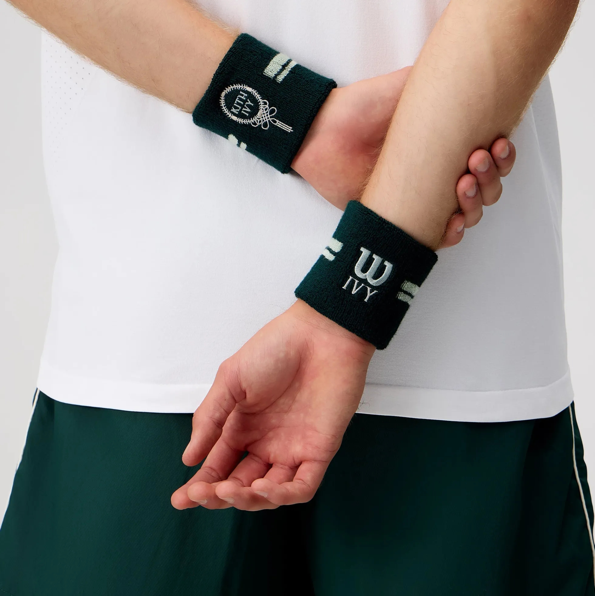 Kith Ivy for Wilson Terry Stripe Wristbands
