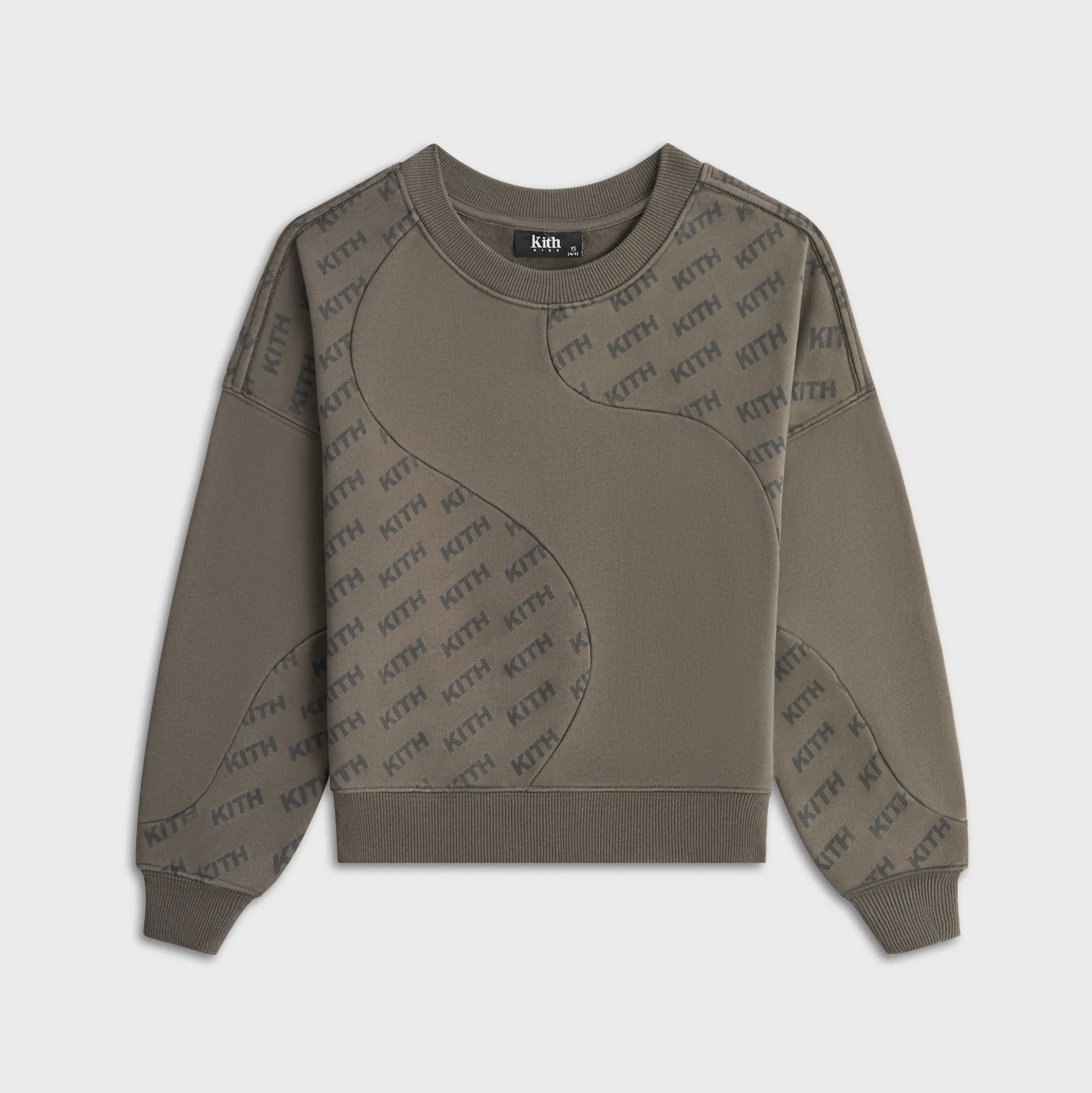 Kith Kids Blocked Monogram Nelson Sweatshirt