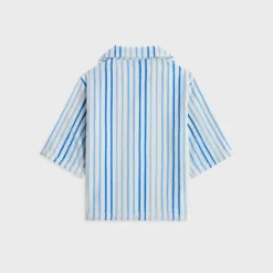 Kith Kids Chenille Stripe Thompson Camp Shirt