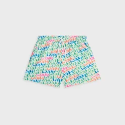 Kith Kids 3D Monogram Kai Swim Trunk