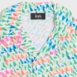Kith Kids 3D Monogram Thompson Camp Swim Shirt
