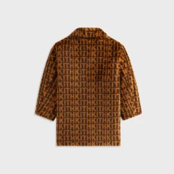 Kith Kids Faux Fur Monogram Royce Coat