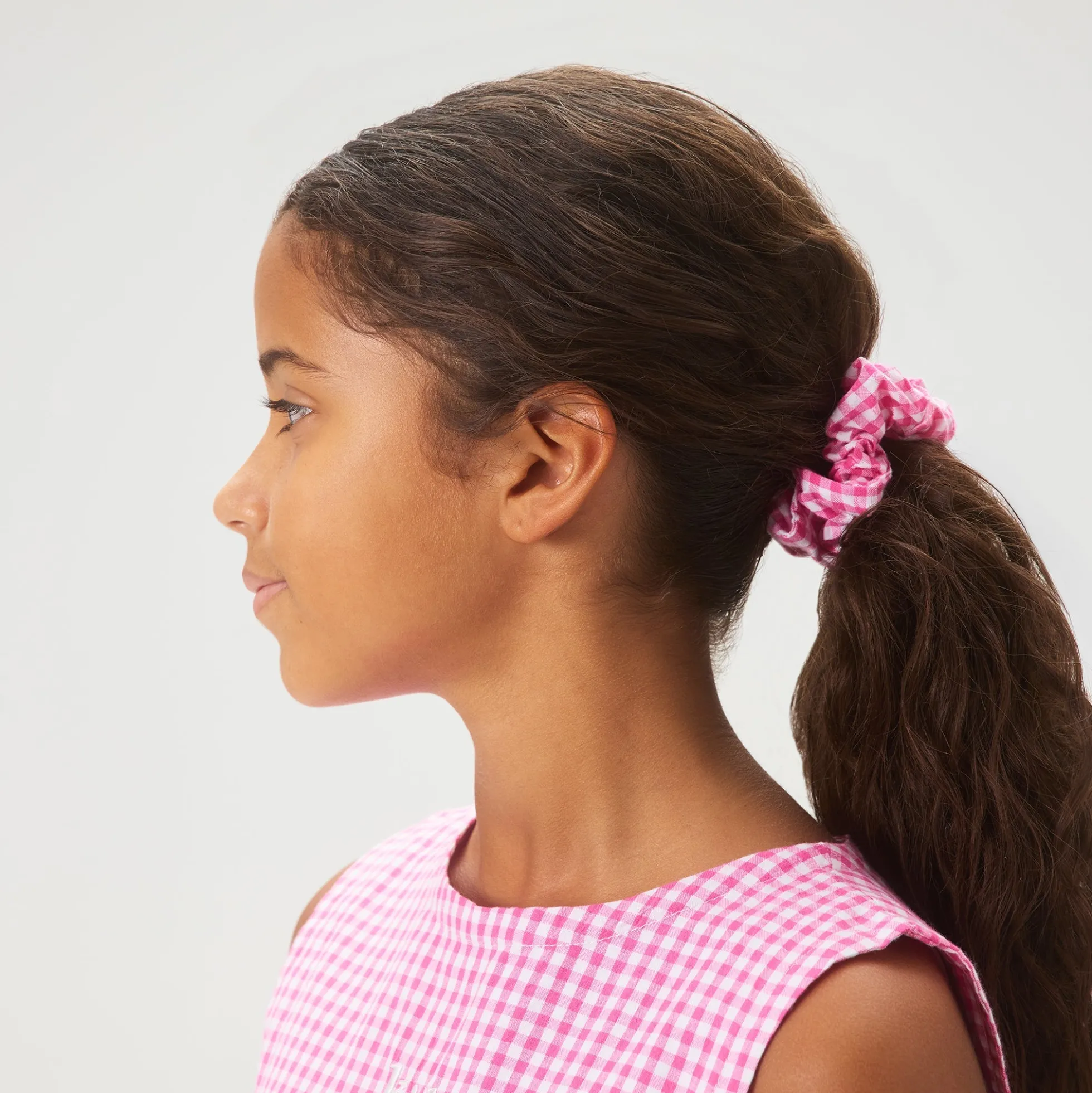 Kith Kids Gingham Cropped Tie Tank