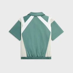 Kith Kids Linden Quarter Zip Mesh Polo