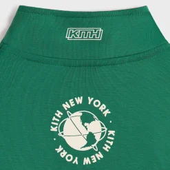 Kith Kids Logo Blocked Hunter Quarter Zip
