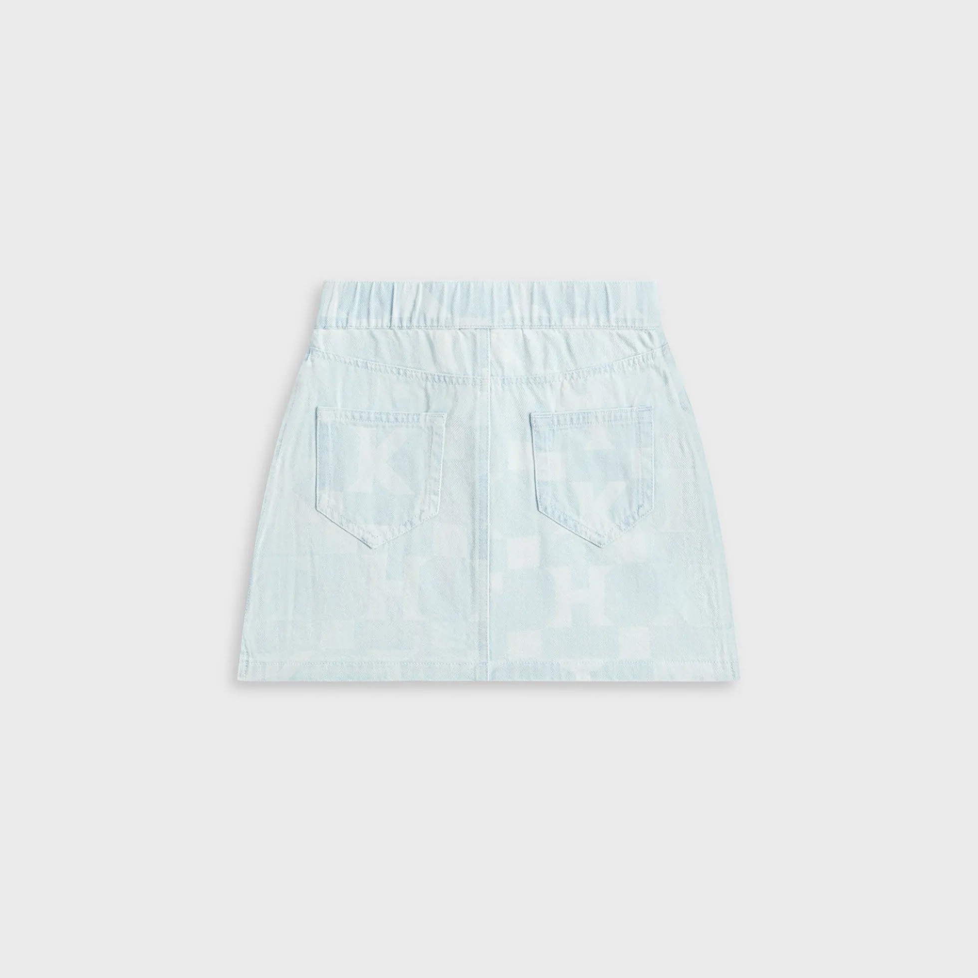 Kith Kids Monogram Denim Skirt