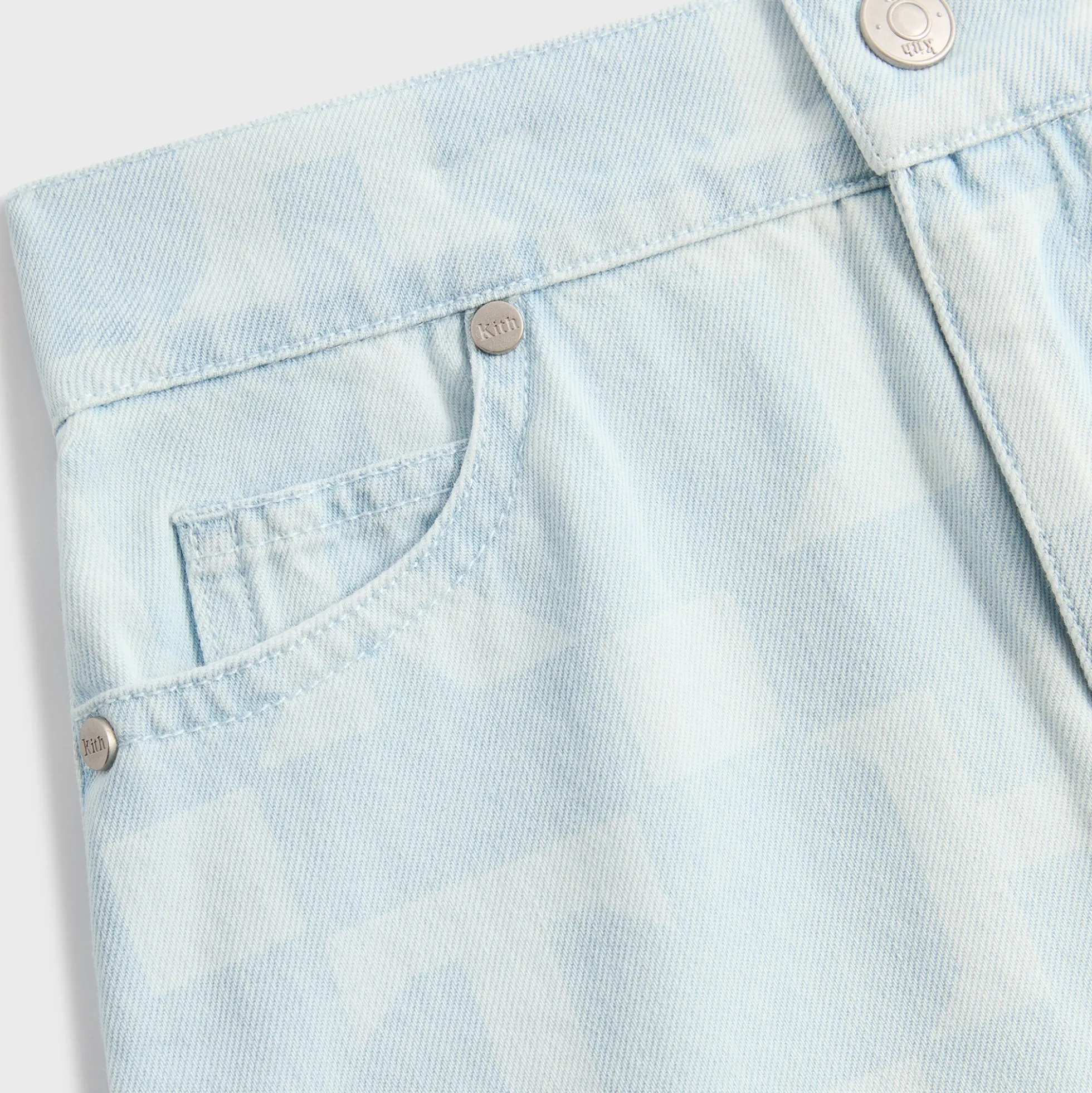 Kith Kids Monogram Denim Skirt