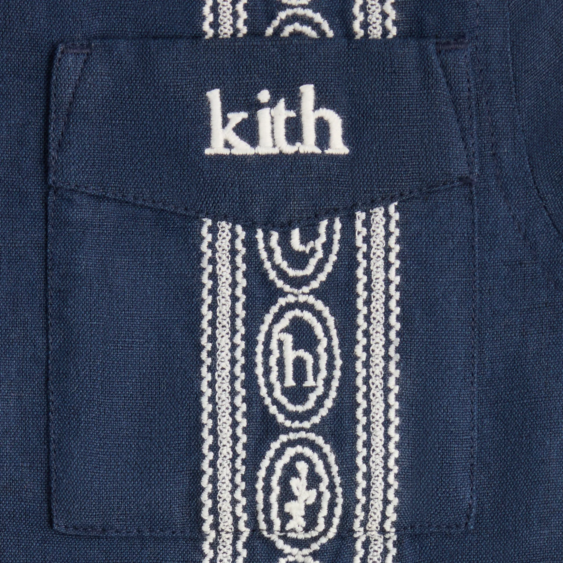 Kith Kids Novelty Embroidered Bennet Collared Shirt
