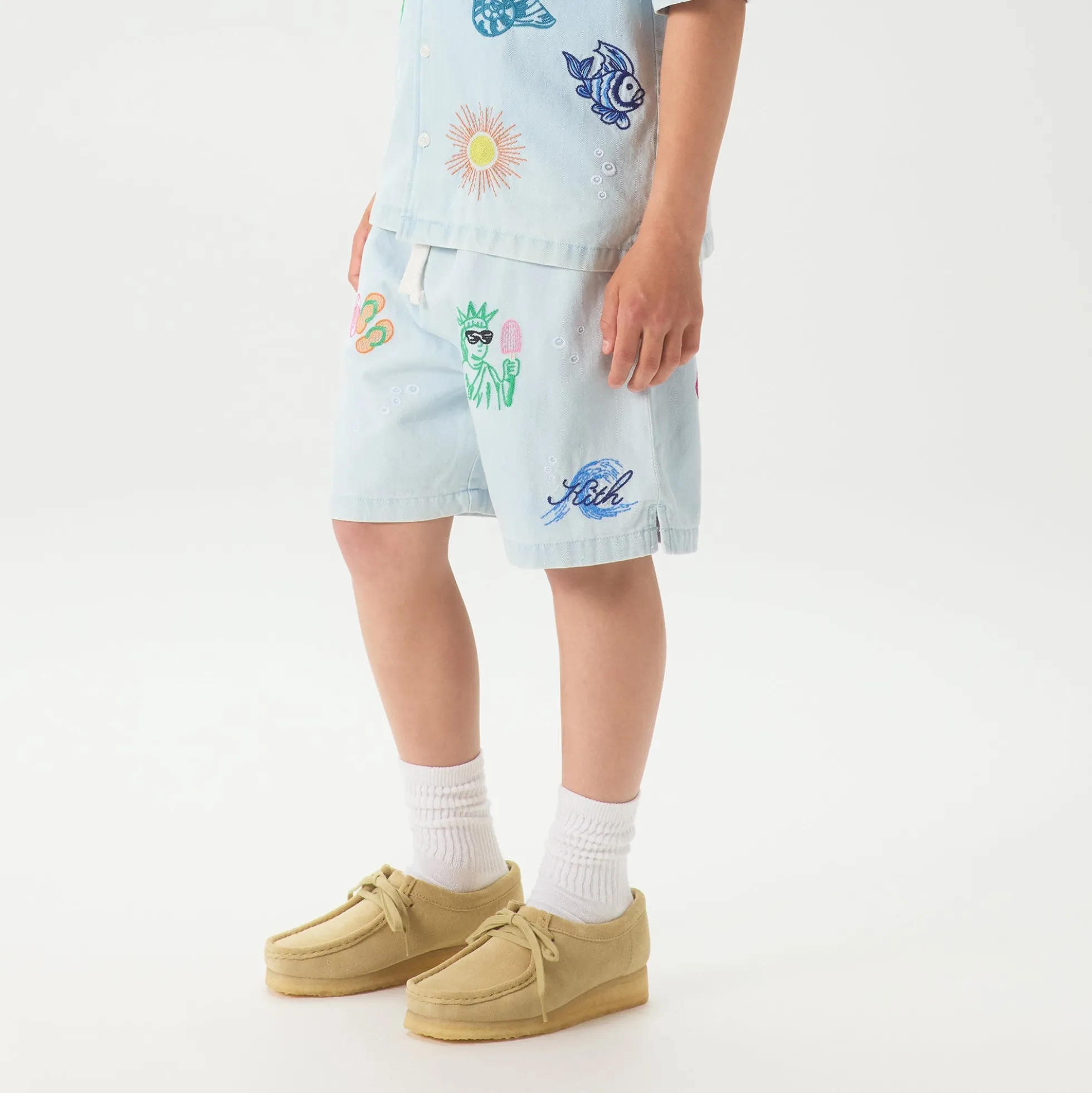 Kith Kids Novelty Thompson Camp Short