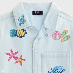Kith Kids Novelty Thompson Camp Shirt
