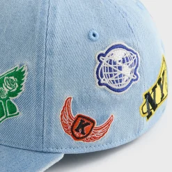 Kith Kids NY to the World Denim Pinch Crown Cap