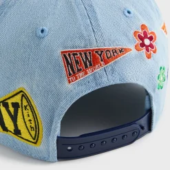 Kith Kids NY to the World Denim Pinch Crown Cap