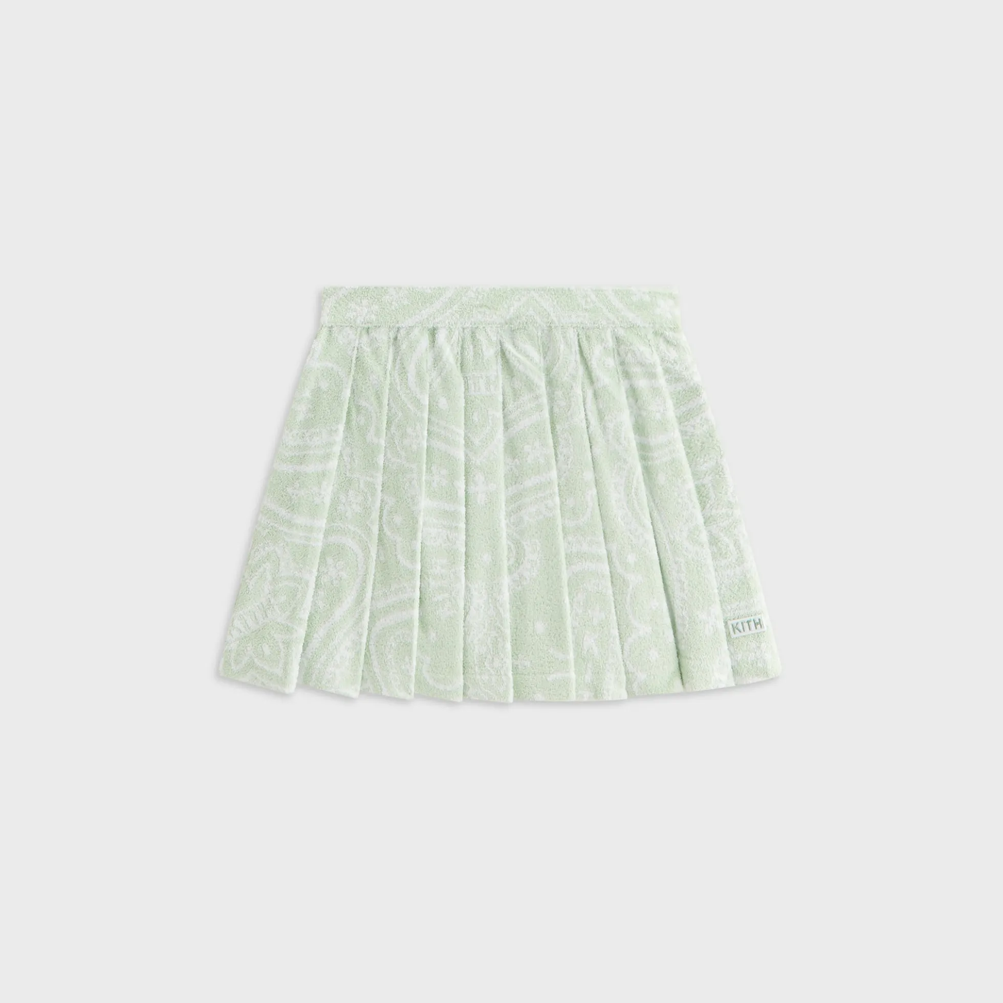 Kith Kids Paisley Jacquard Pleated Skirt