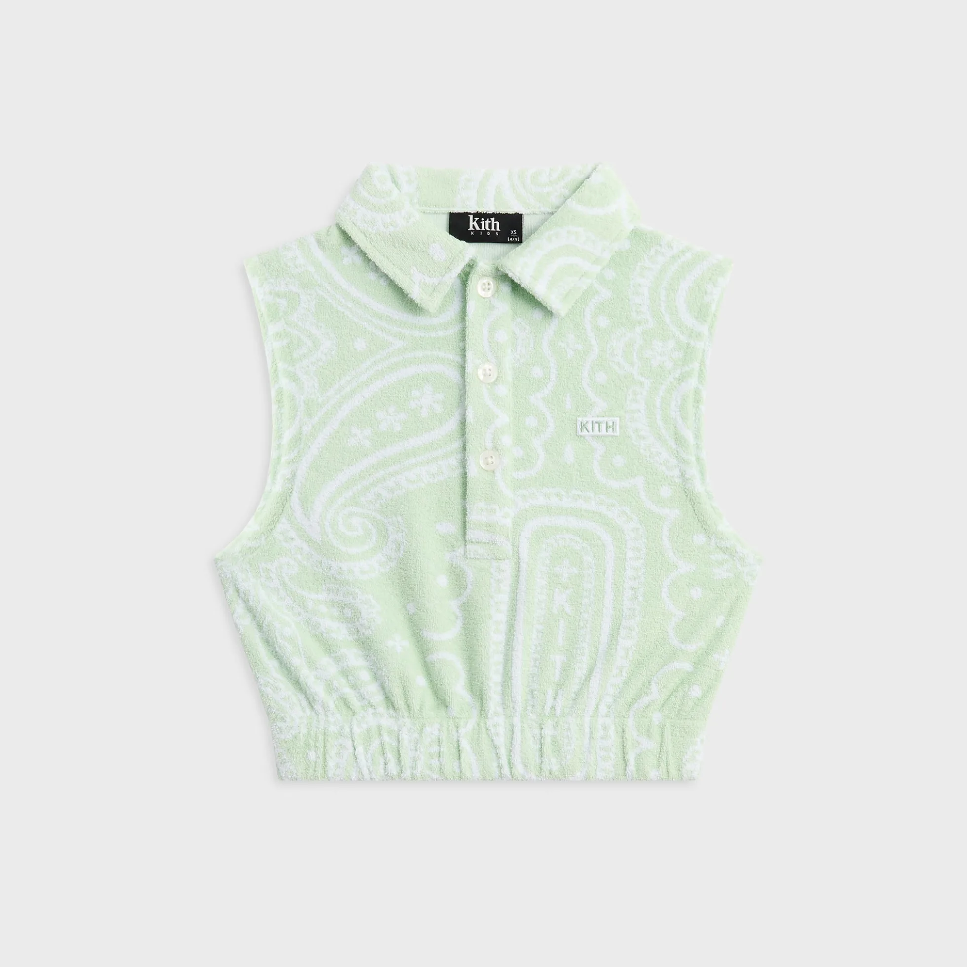 Kith Kids Paisley Jacquard Cropped Tank