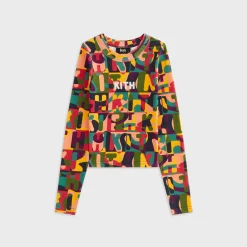 Kith Kids Printed Mulberry III Long Sleeve Tee
