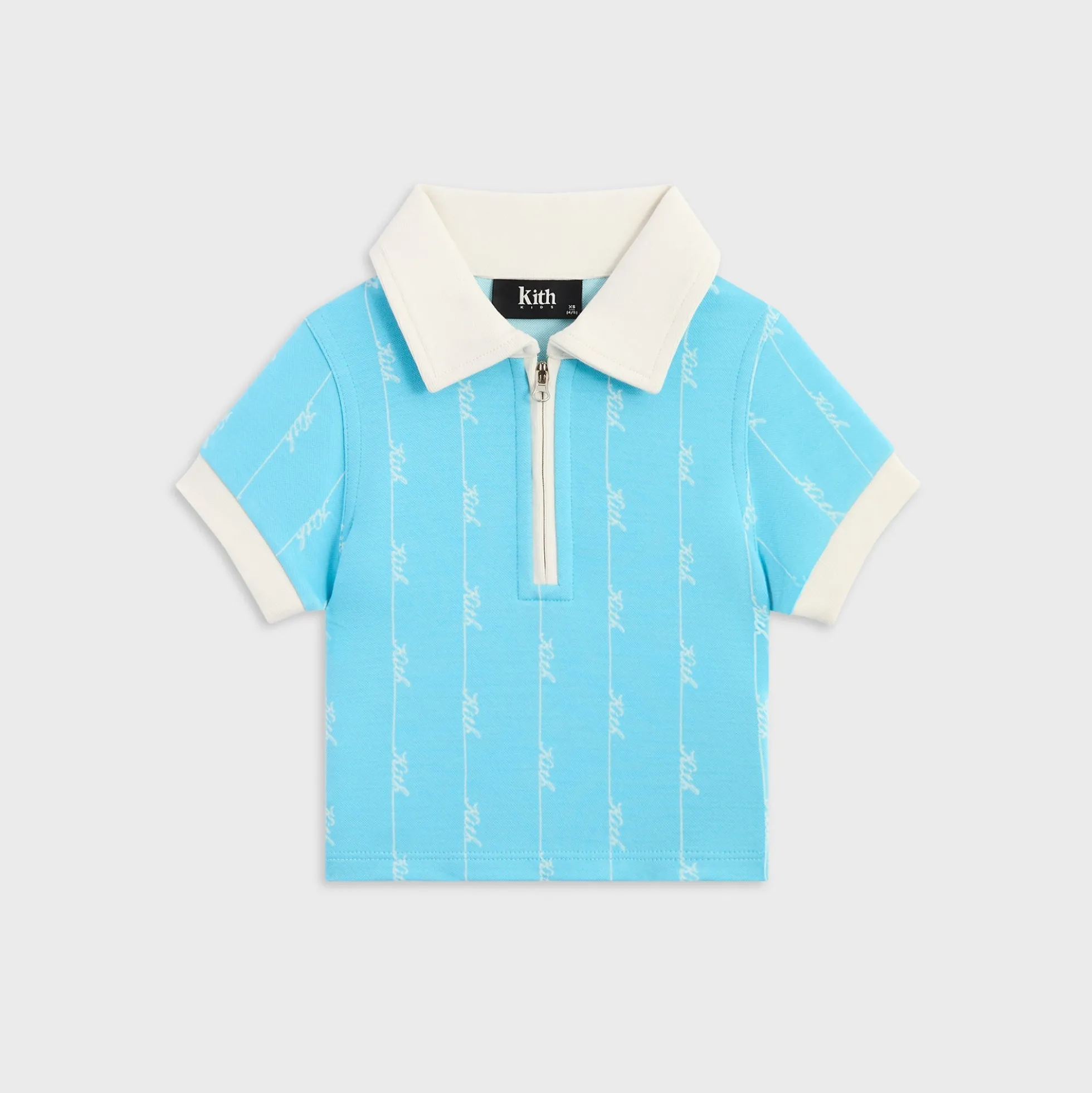 Kith Kids Script Knit Taylen Crop Polo