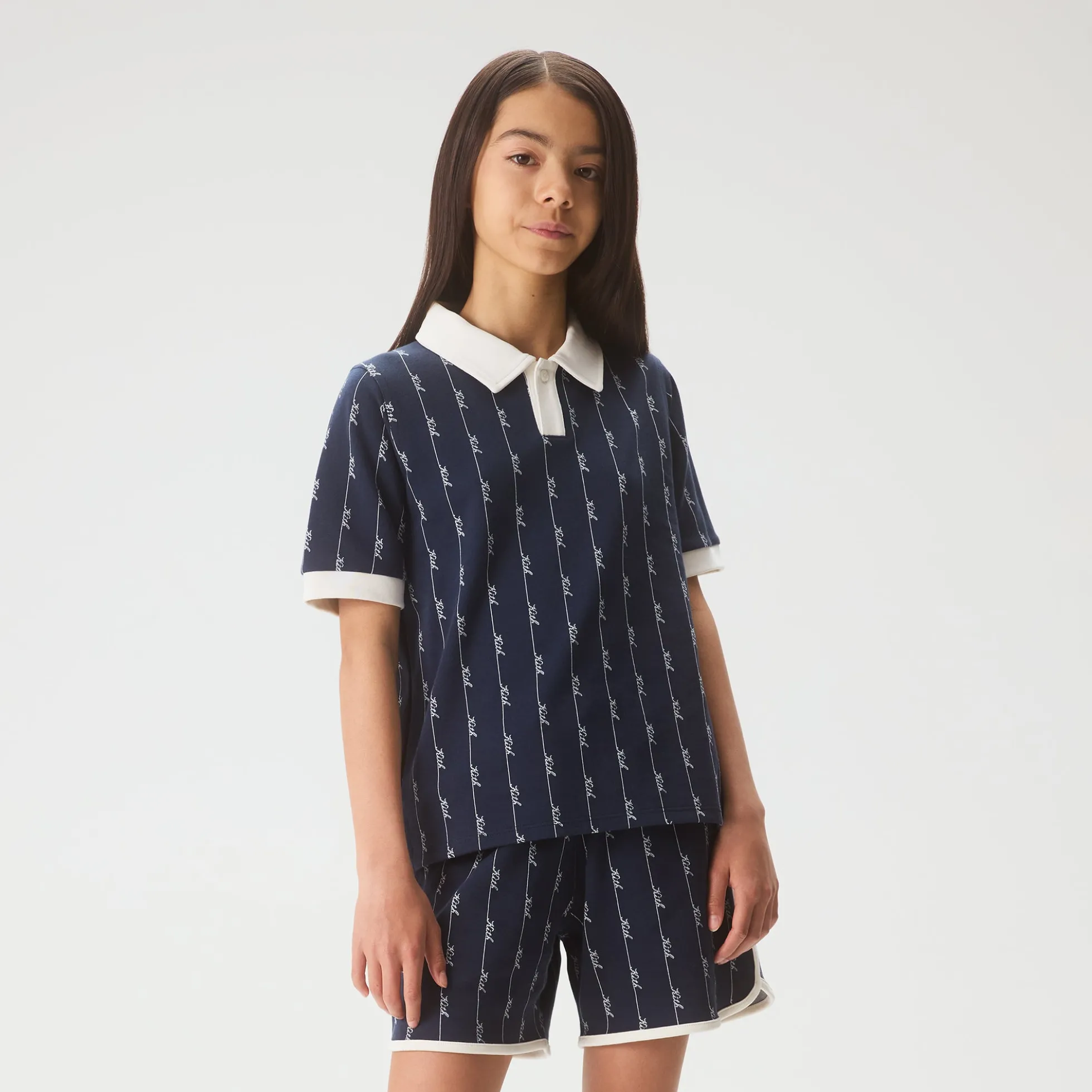 Kith Kids Script Knit Tilden Polo