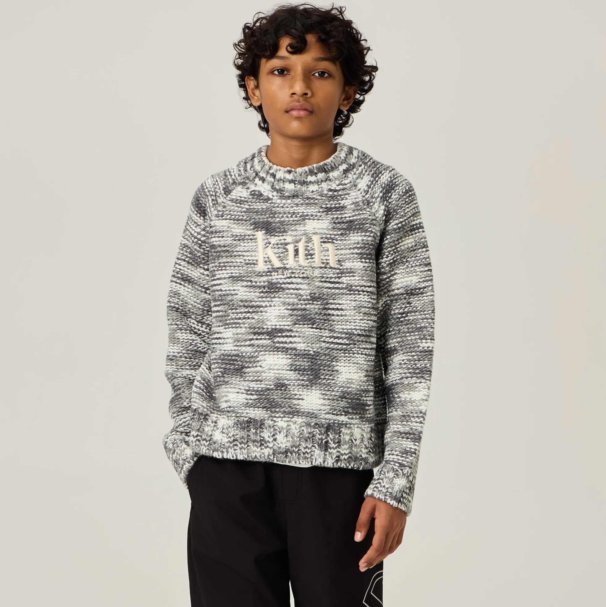 Kith Kids Space Dye Logo Sweater