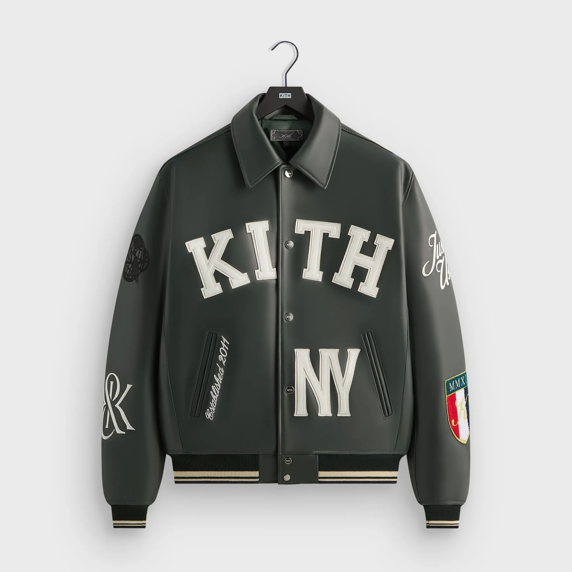 Kith Leather Varsity Jacket