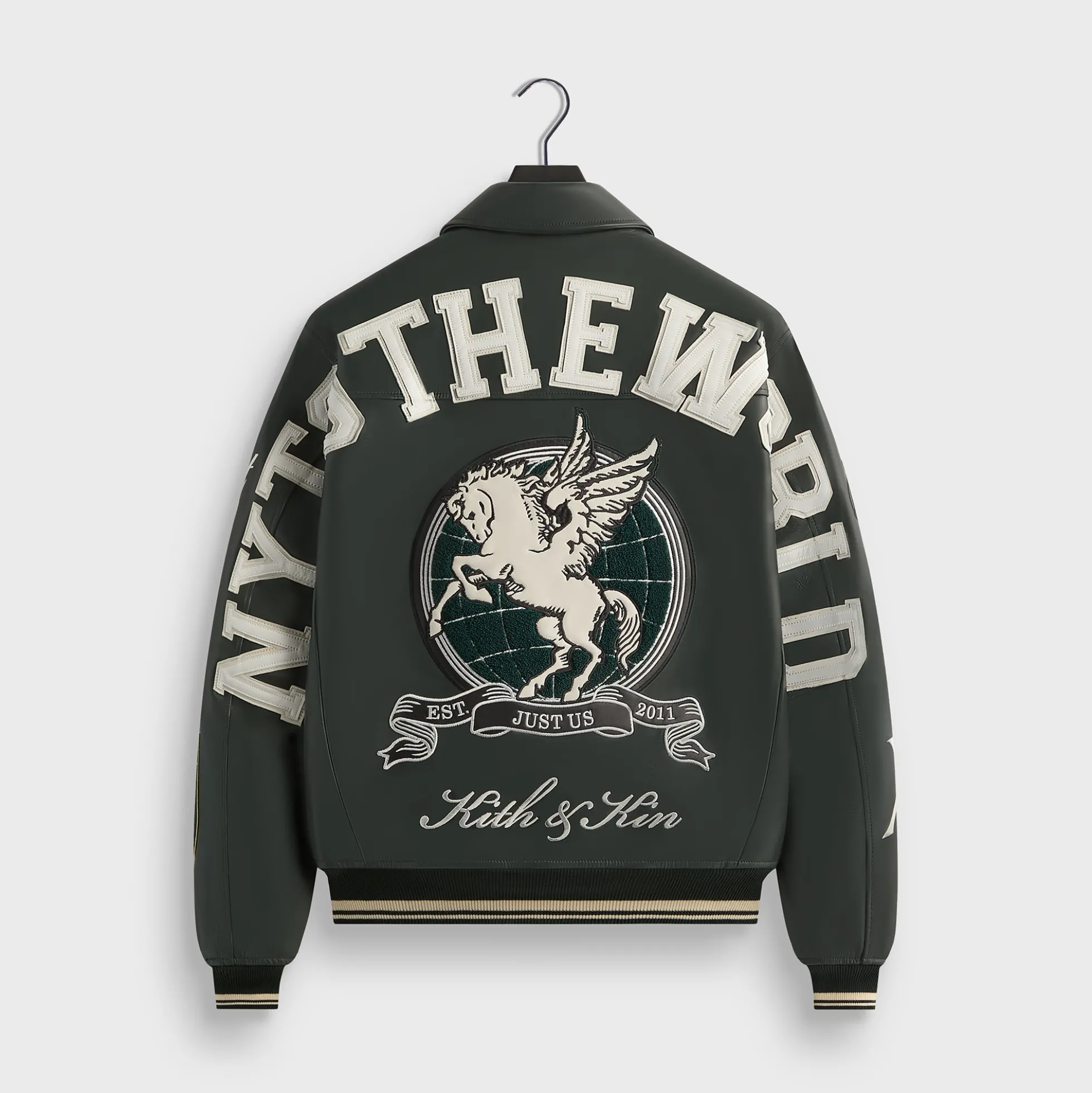 Kith Leather Varsity Jacket