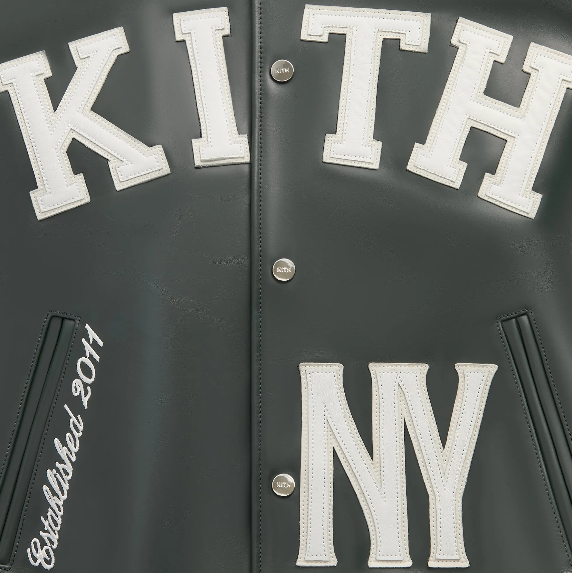 Kith Leather Varsity Jacket