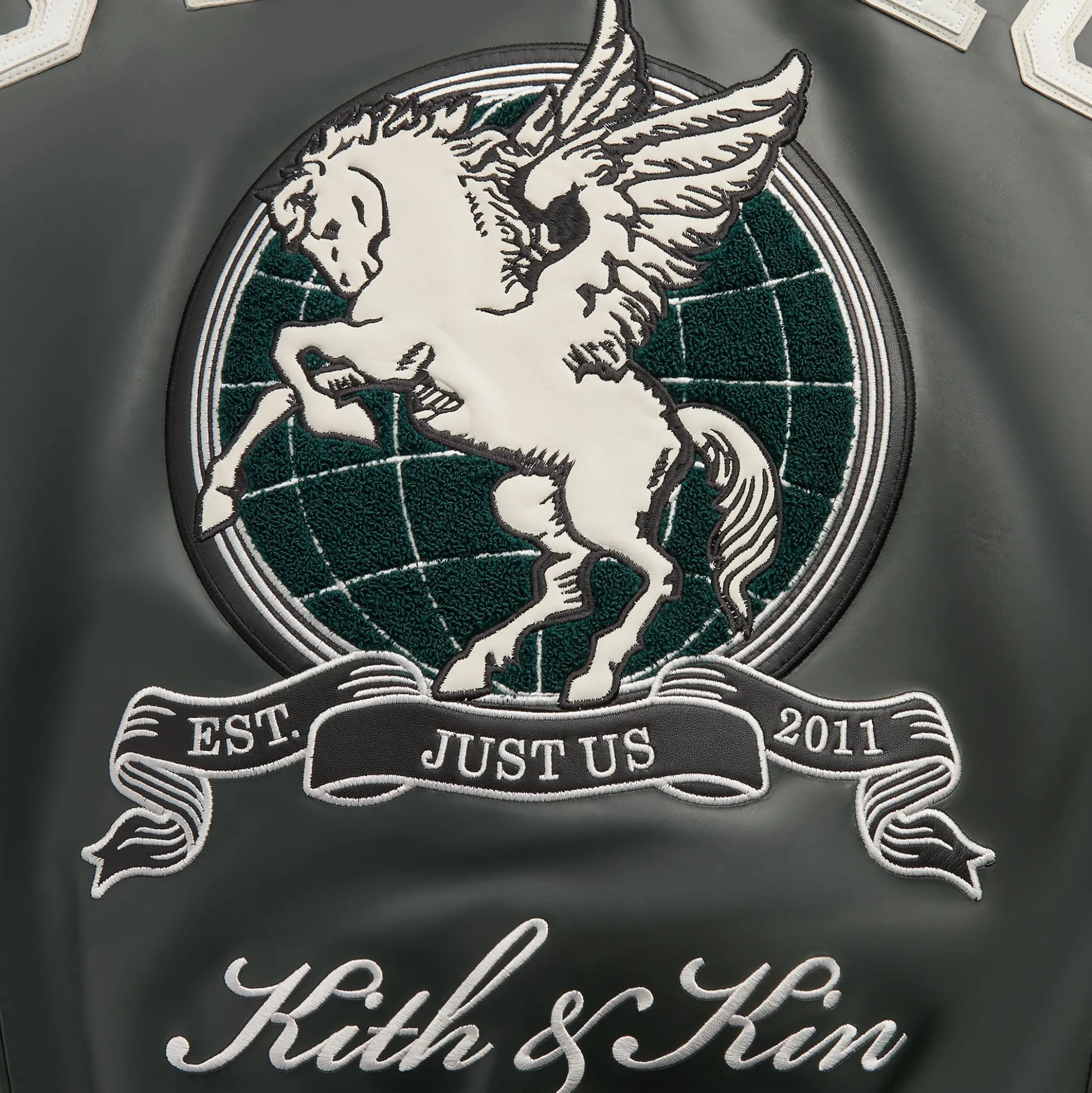 Kith Leather Varsity Jacket