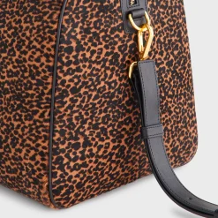 Kith Leopard Printed Ponyhair Traveler K40 Bag