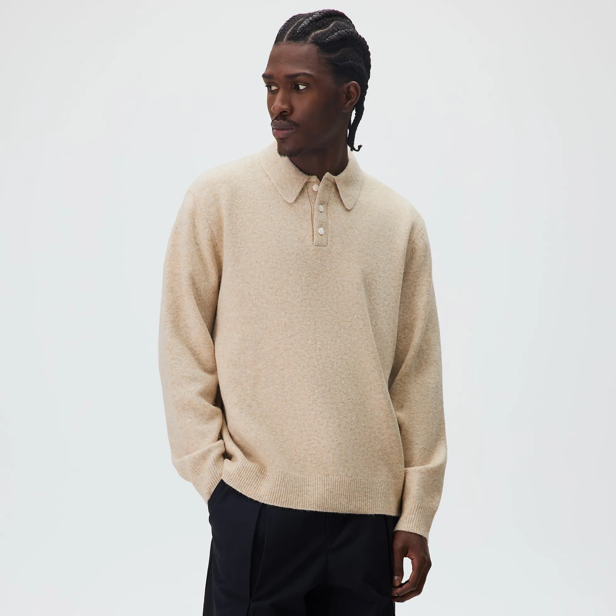 Kith Marled Harmon Rugby Pullover