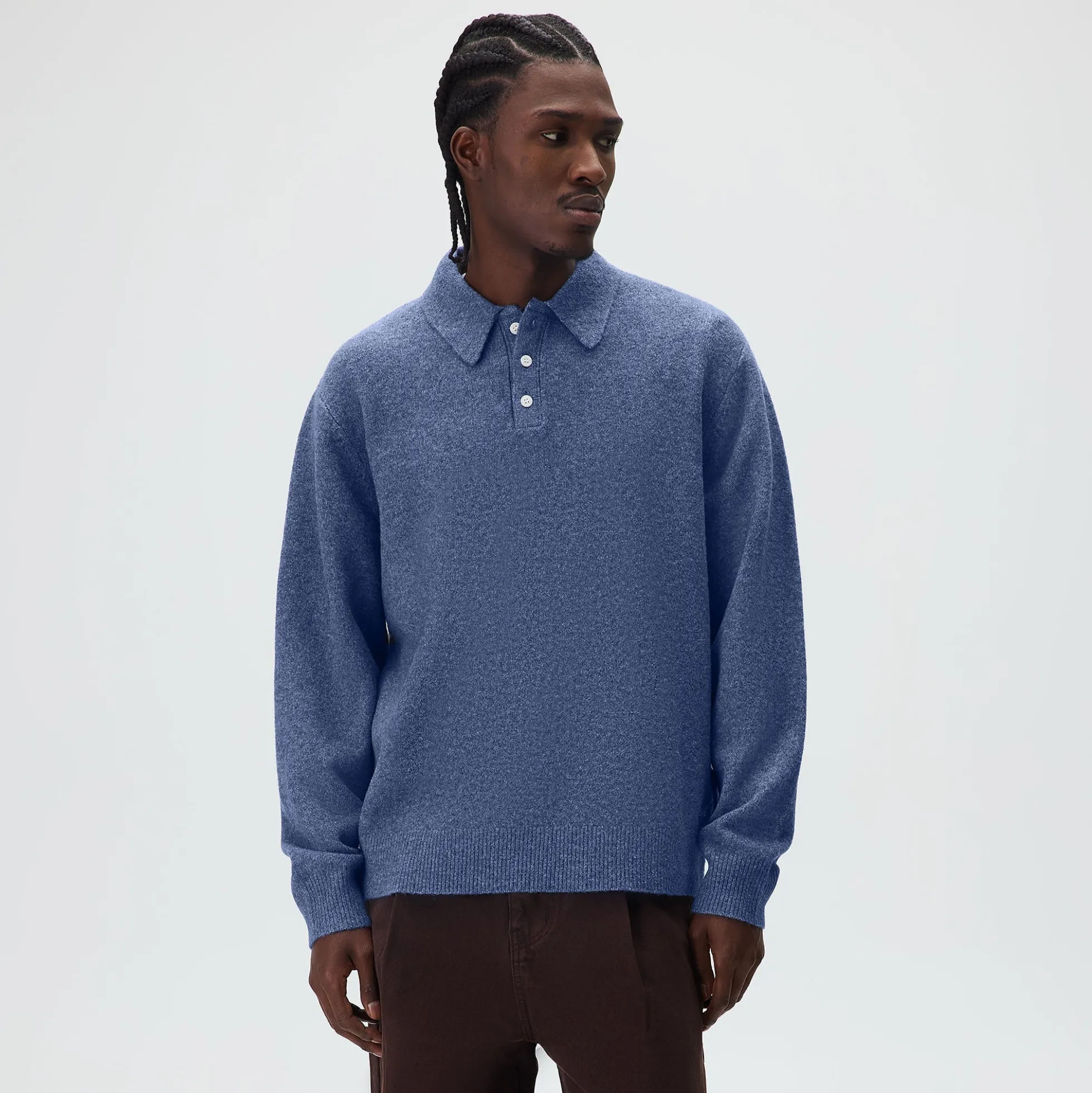 Kith Marled Harmon Rugby Pullover