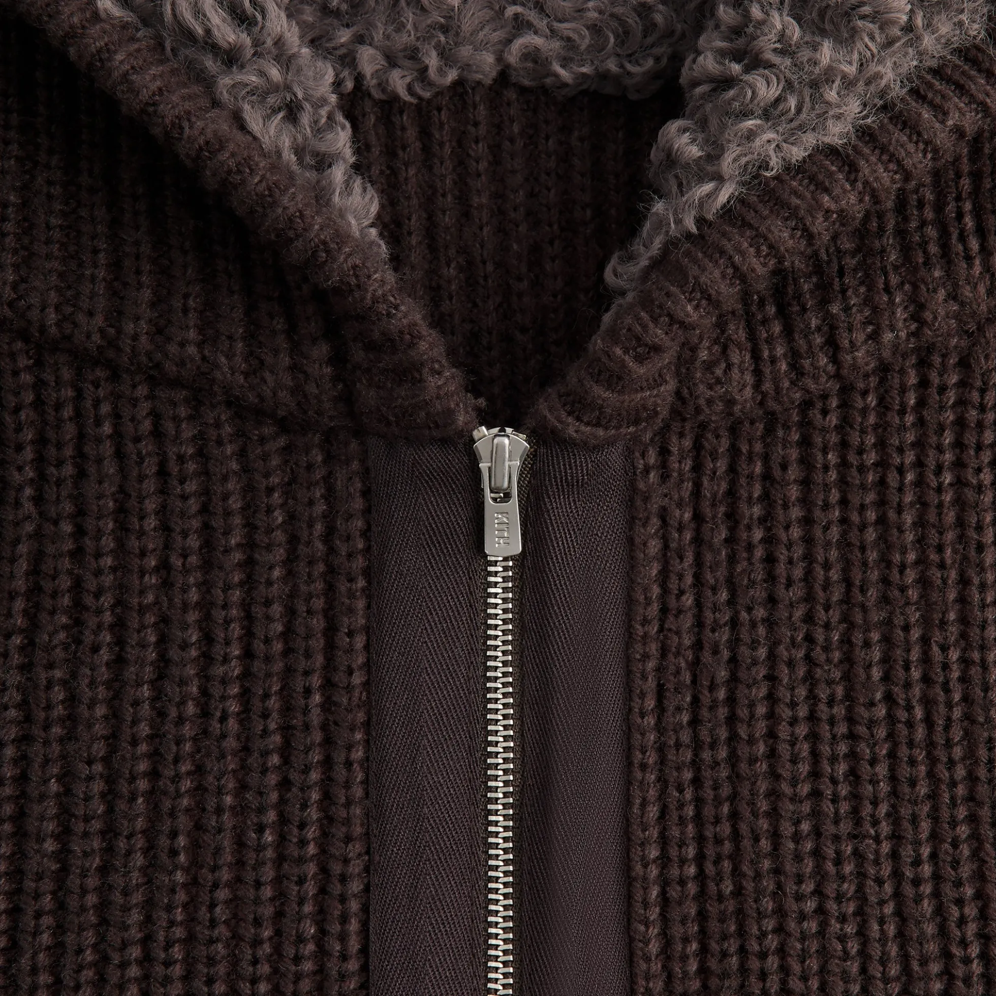 Kith Merino Knit Quarter Zip Hoodie
