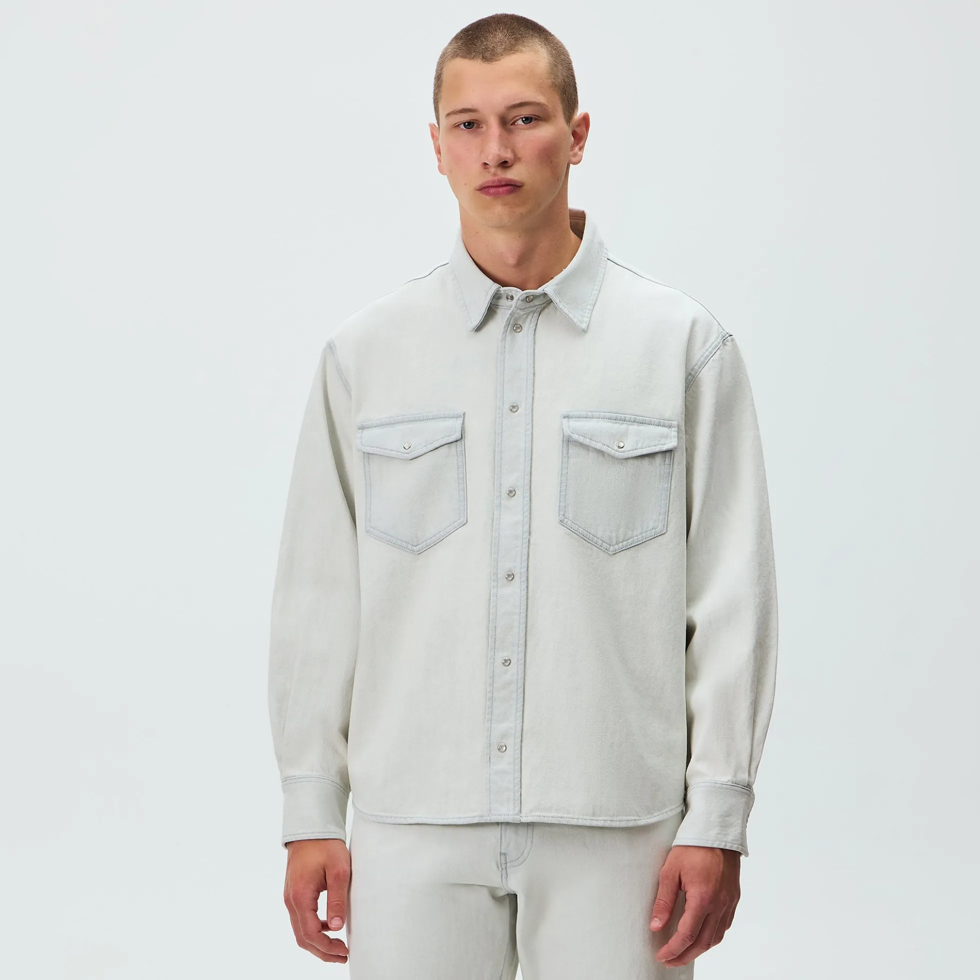 Kith Midweight Denim Long Sleeve Warwick Shirt