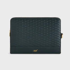 Kith Monogram Leather 11" Tech Case