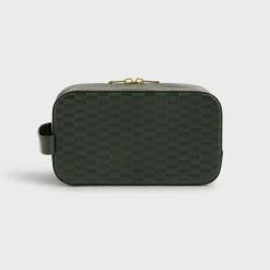 Kith Monogram Leather Dopp Kit
