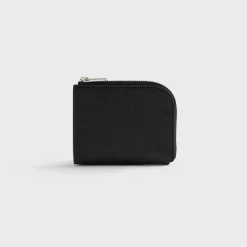 Kith Monogram Leather Half Zip Wallet