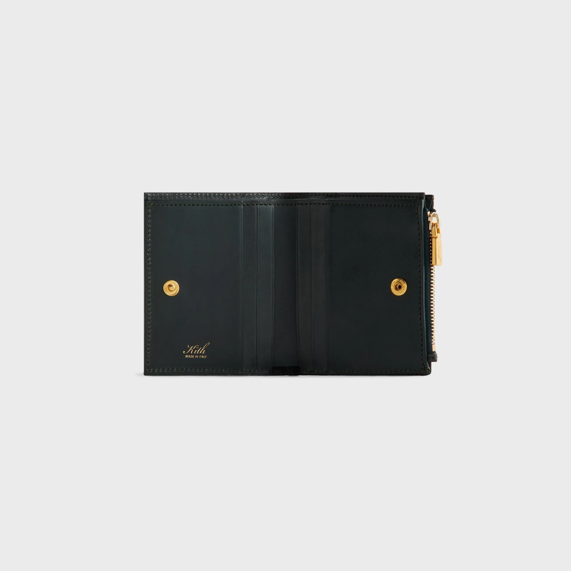 Kith Monogram Leather Snap Wallet