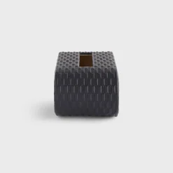 Kith Monogram Saffiano Leather Tissue Box