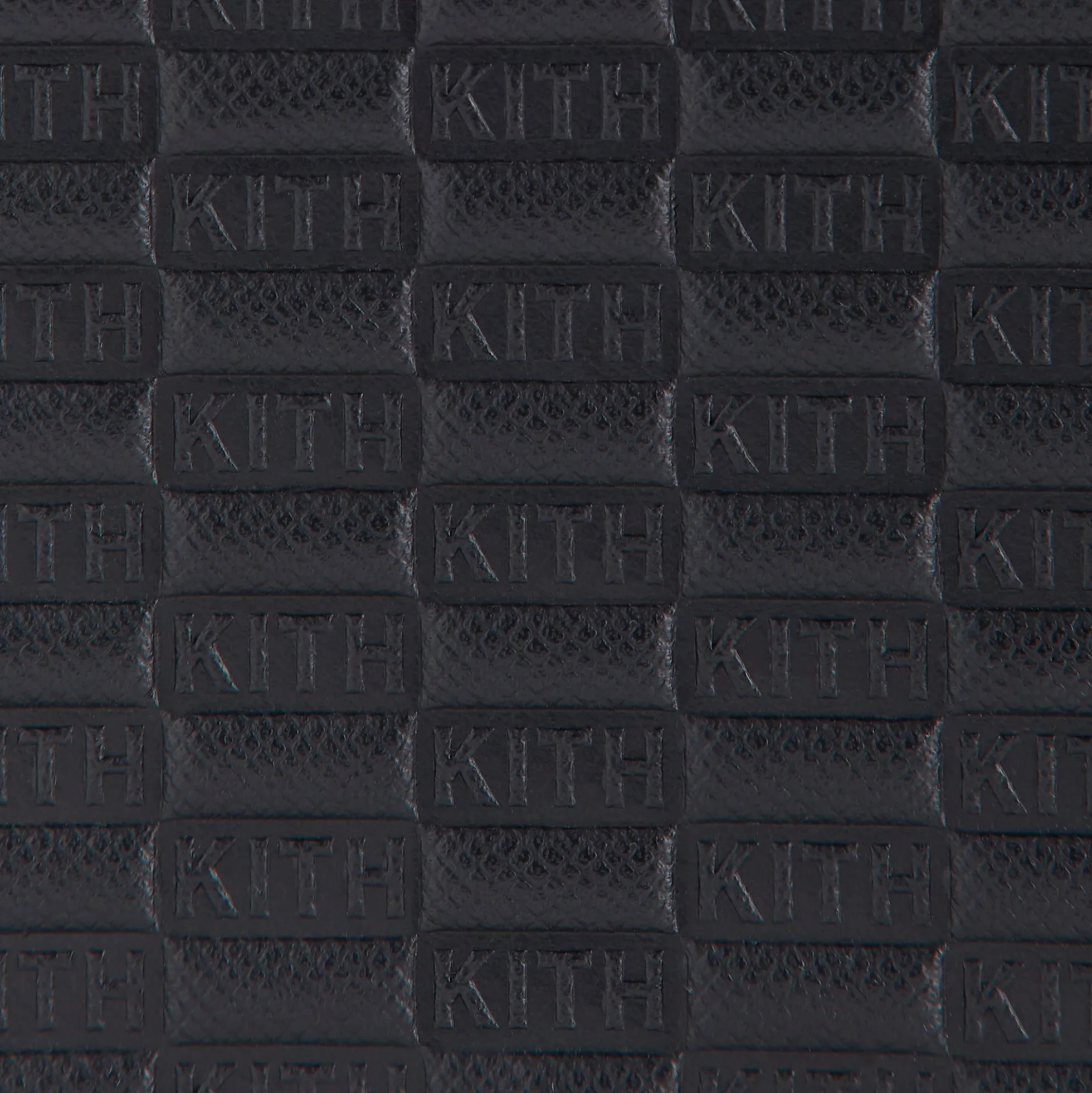 Kith Monogram Saffiano Leather Tissue Box