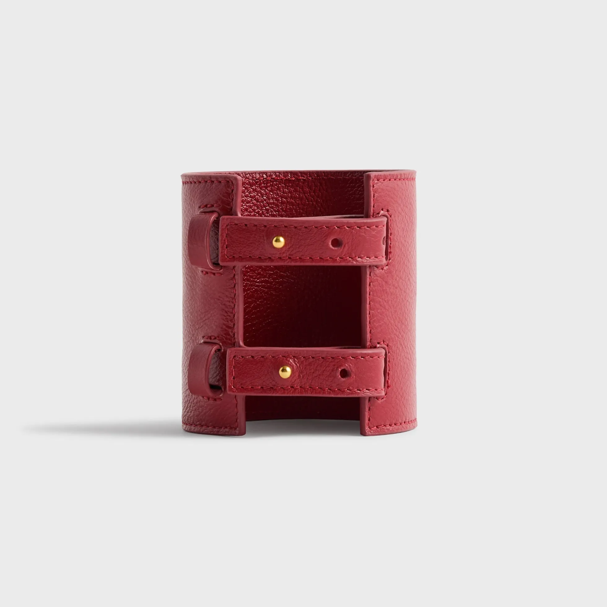 Kith Monogram Saffiano Leather Adjustable Candle Holder
