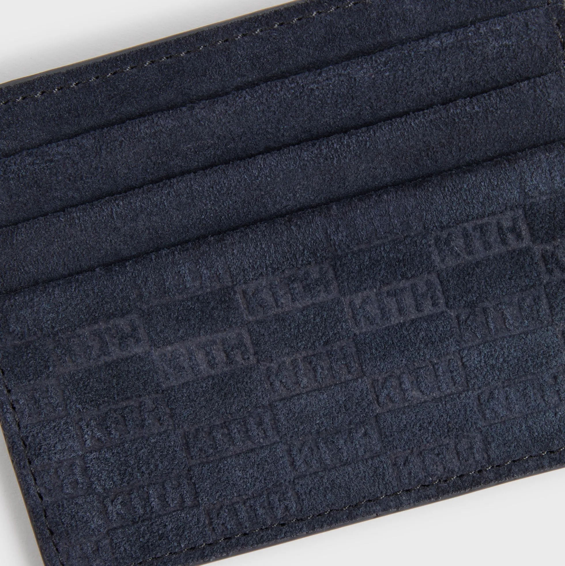 Kith Monogram Suede Card Holder