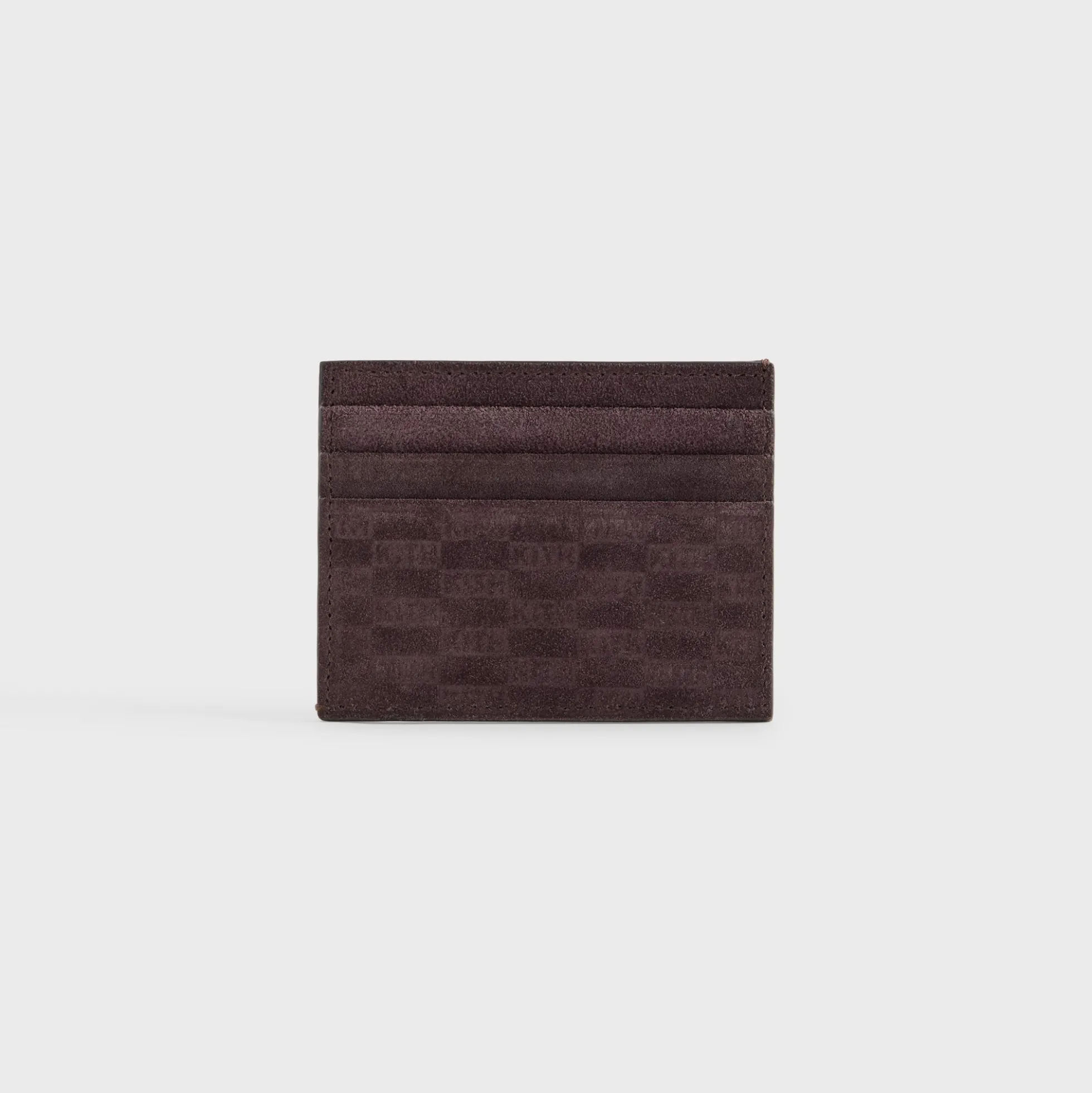 Kith Monogram Suede Card Holder