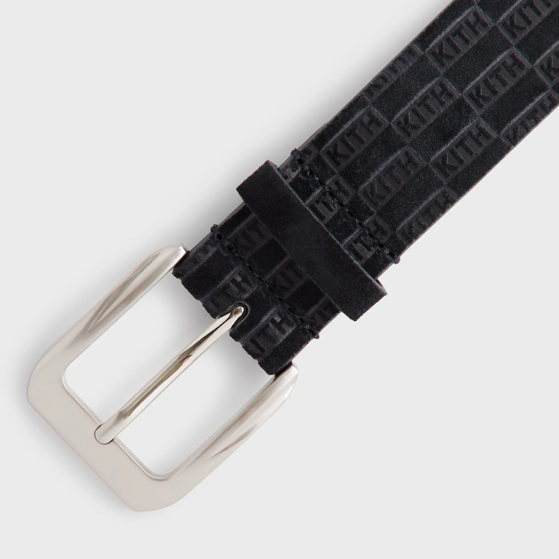 Kith Monogram Suede Leather Belt