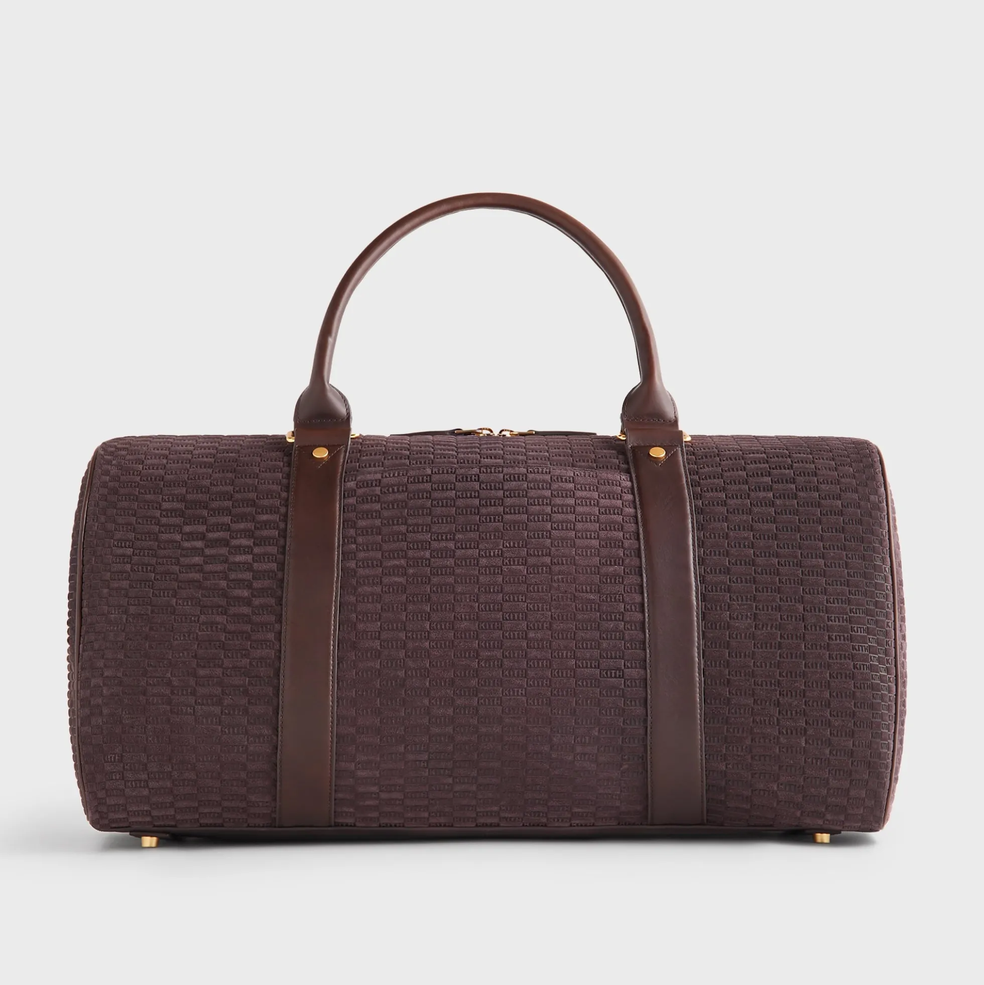 Kith Monogram Suede Traveler K55 Bag
